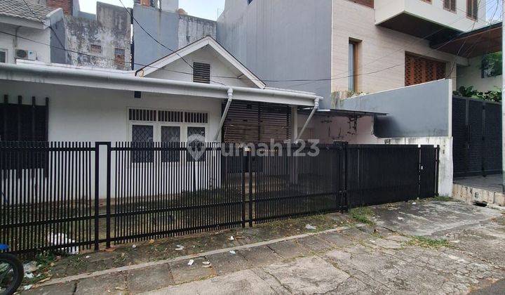 Rumah diblok m Kebayoran baru, hitung tanah Best price SHM 2