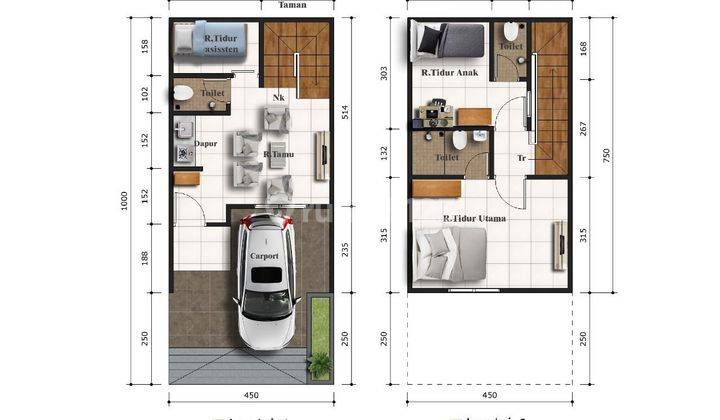 Rumah Mewah Baru 2 Lantai di Cempaka Putih Jakarta Pusat 2