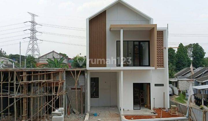 RUMAH 2 LANTAI DESIGN SCANDINAVIAN FASILITAS LENGKAP DALAM CLUSTER DI CILANGKAP TAPOS DEPOK 1