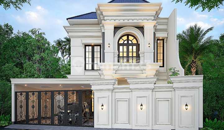 Rumah Modern Luxury Mewah Bergaya American Classic