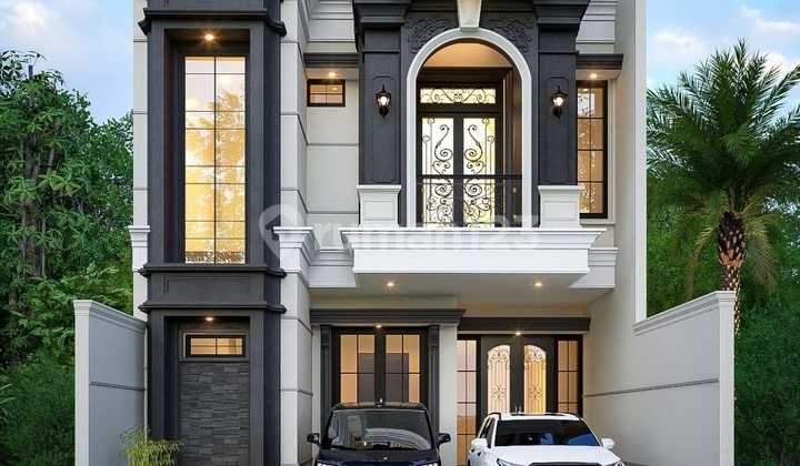 Rumah Mewah 2 Lantai Bergaya American Clasiic Eropa Di Sukmajaya Depok