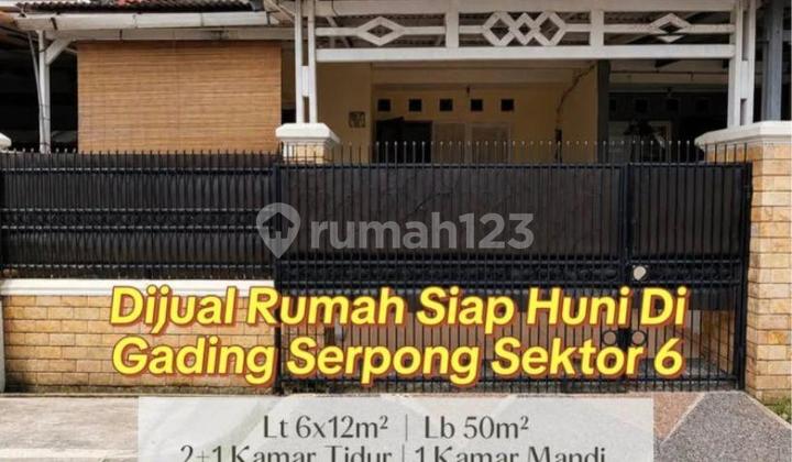 Termurah Dijual Rumah Sektor 6 Siap Huni Bebas Banjir