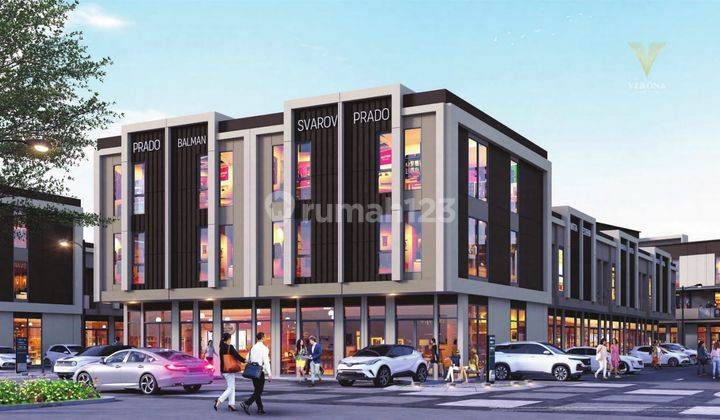 Di jual ruko dan soho Verona lokasi sdh ramai dan strategis