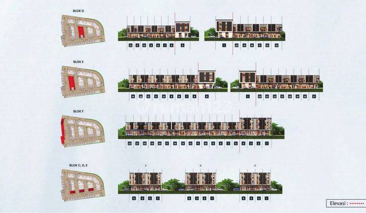 Di jual ruko dan soho Verona lokasi sdh ramai dan strategis