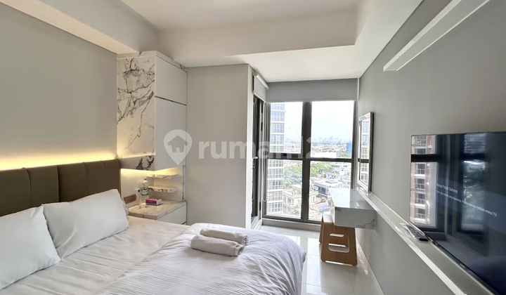 Apartemen Gold Coast Pik 1Br 34M2 Tower Honolulu Interior Rapi Full Furnished