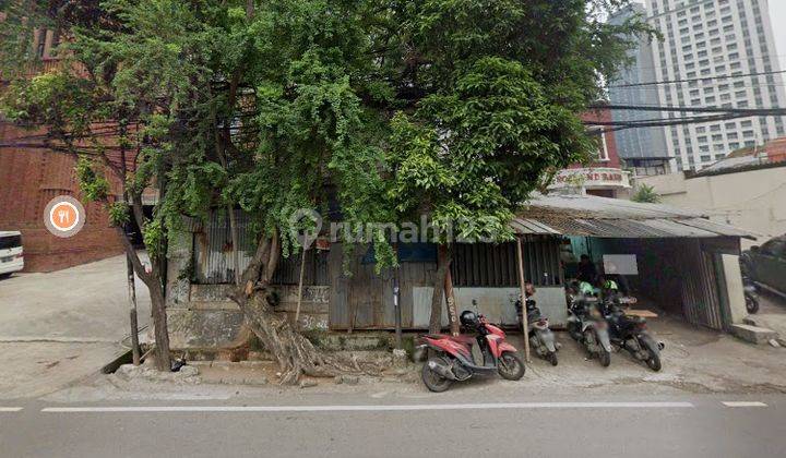 Tanah Luas 422m2 Hadap Jalan Raya di Tanah Abang Jakarta Pusat 1