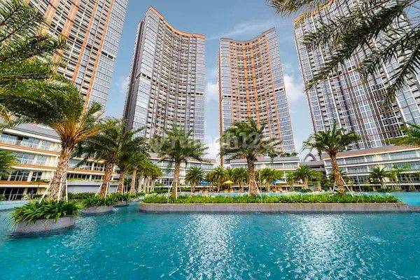 Apartemen Gold Coast Sea View Tower Atlantic 90m2 2+1br di Pik 2