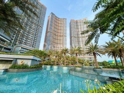 Apartemen Gold Coast Tower Honolulu 44m2 2br Sea View di Pik 1