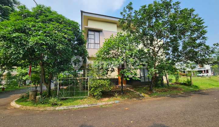 Corner House Hoek Verdant Ville The Icon BSD 218m 5+1KT SHM Semi Furnished