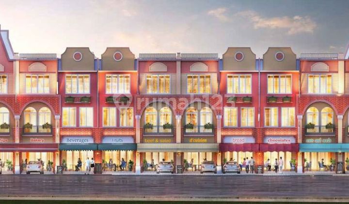 BrandNew Rukan Marina Bay PIK 2 Tipe Paris 4,5x20 Hadap Boulevard