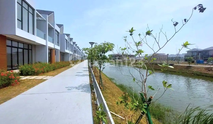 Rumah Hoek Denver PIK2 Langsung Danau 8x15 3+1KT SHM Tipe Emerald 2