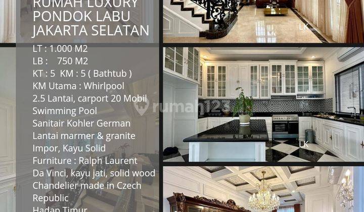 Dijual Rumah Luxury Pondok Labu, Jakarta Selatan 1