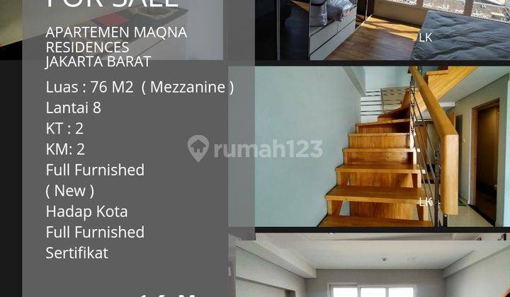 Dijual Dibawah Pasaran Apartemen Maqna Residences, Jakarta Barat 1