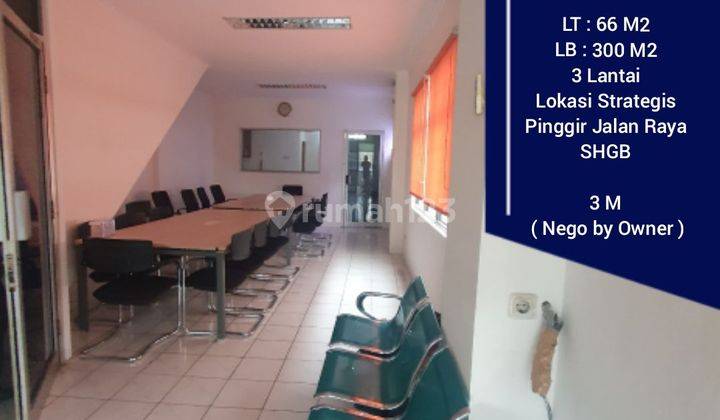 Dijual Ruko Kampung Melayu 3 Lantai Pinggir Jalan Raya, Jakarta Timur 1