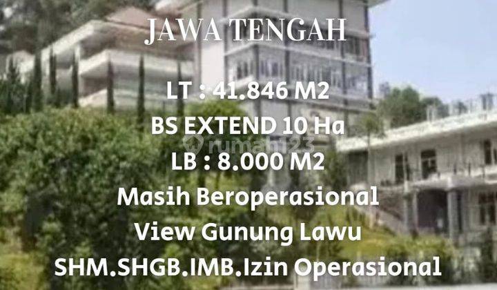 Dijual Masih Berjalan Hotel River Hill Tawangmangu.Karanganyar. Jawa Tengah 1