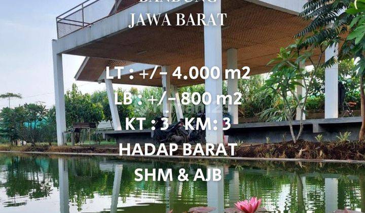 Dijual Villa Tempat Wisata 1/2 Dari Harga Pasar di Banjaran.Bandung.Jawa Barat 1