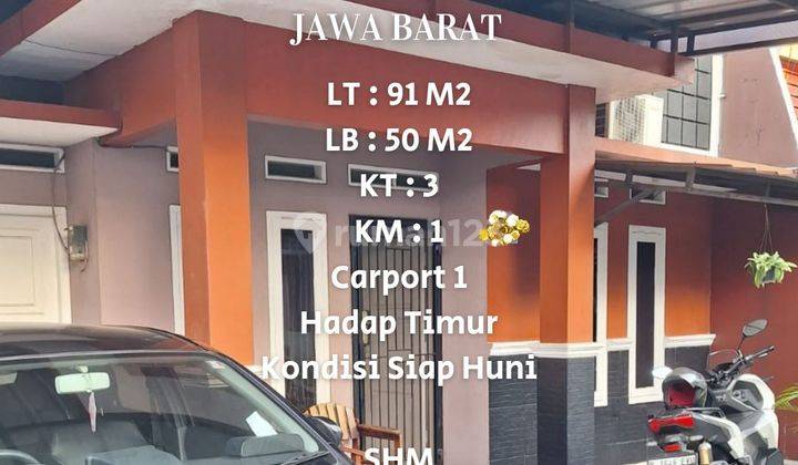 Dijual Rumah 1 Lantai di di Tanah Baru, Depok. Jawa Timur 1