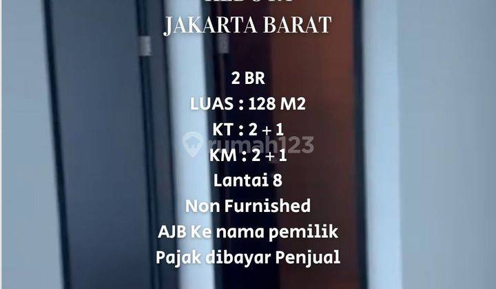 Dijual Dan Disewakan Apartemen Satu8 Residence 2 BR. Unfurnished. Kedoya.Jakarta Barat 1