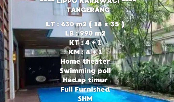 Dijual/Disewakan Rumah Nyaman di Taman Golf, Lippo Karawaci 1