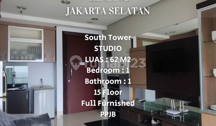 For Sale Apartment The Mansion At Kemang Studio Type, Fully Furnished. South Jakarta