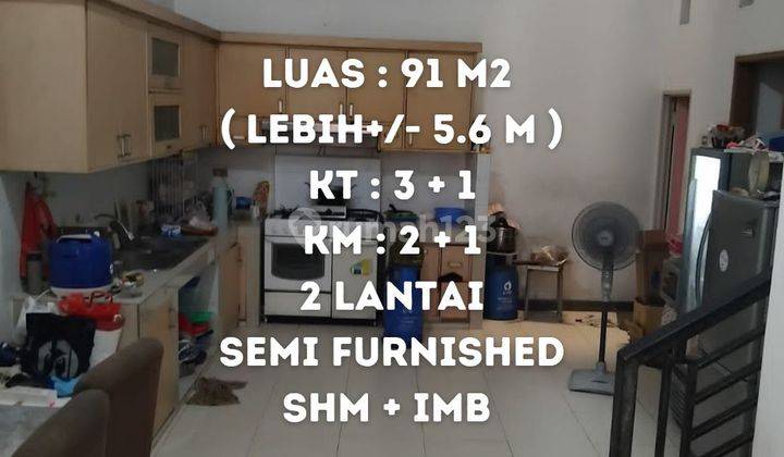 Dijual Rumah Siap Huni 2 Lantai Lebar 5.6 M Tomang. Jakarta Barat  1