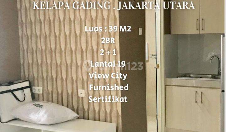 Dijual/ Disewakan Mediterania Kelapa Gading Residence 2 Br Furnished, Kelapa Gading. Jakarta Utara 1