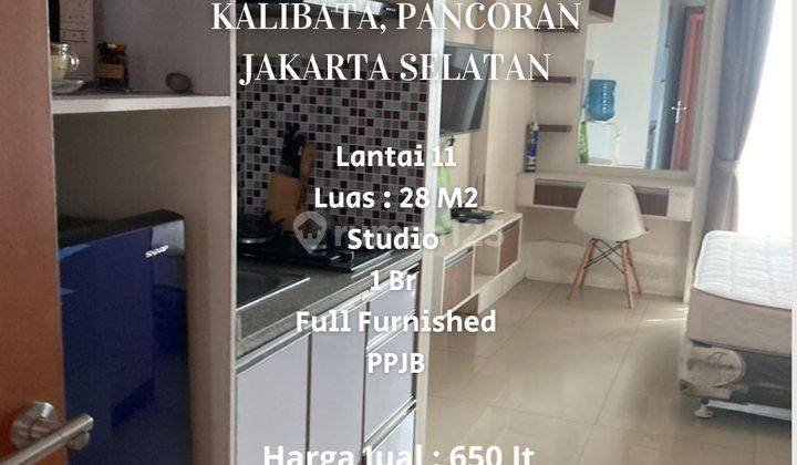 Dijual Apartemen Woodland Park Residence Studio Furnished, Jakarta Selatan 1