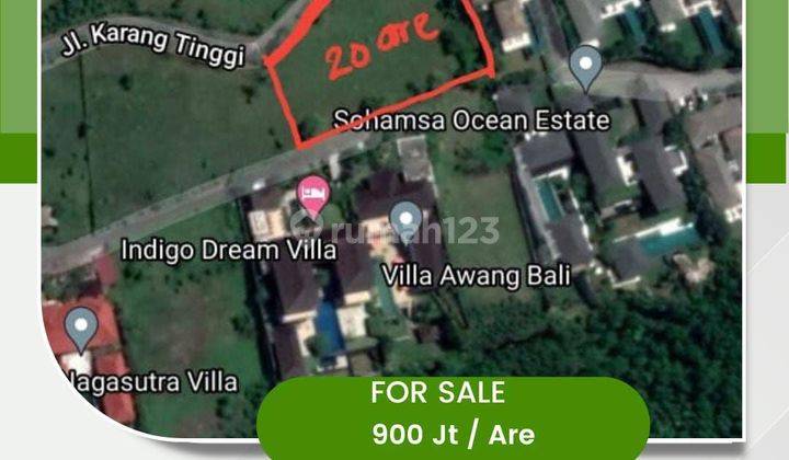 For Sale Kuta Land Plot Area 20 Are, Near Pandawa Beach, Badung. Bali 1