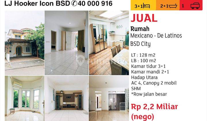 Jual Rumah Mexicano De Latinos Bsd City 1