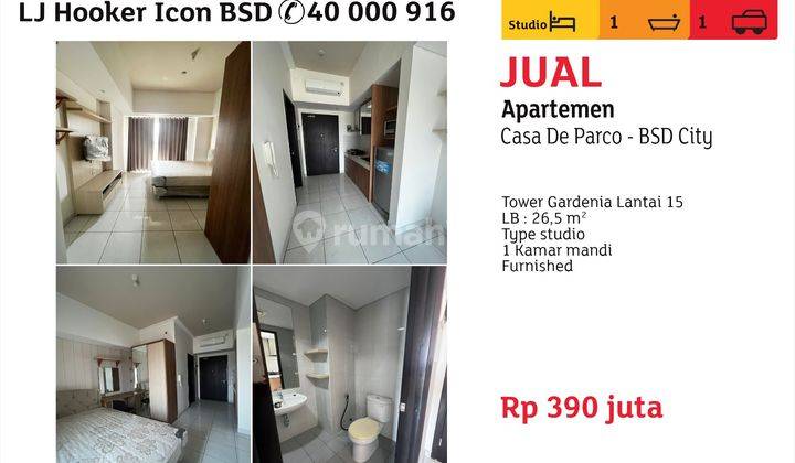 Jual Apartemen Casa De Parco Bsd City 1