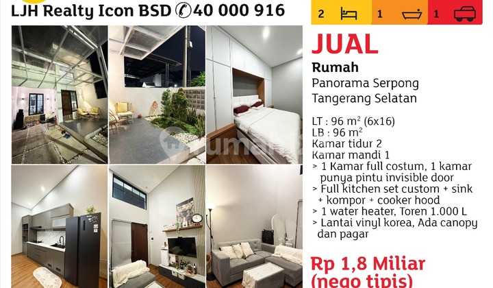 Dijual Rumah Modern Minimalis Panorama serpong Dijual Rumah Modern Minimalis Panorama serpong