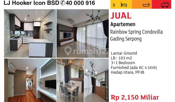 Jual Apartemen Rainbow Spring Condovilla Gading Serpong  1