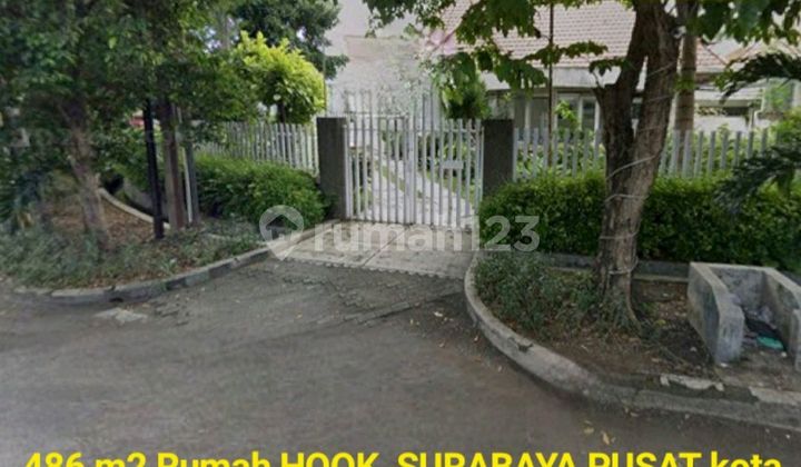 Dijual 486 M2 Rumah Hook Surabaya Pusat Kota - Jalan Wr. Supratman - Jalan Mh Thamrin - Dr. Soetomo - Tegalsari - Cocok Buat Segala Usaha - Komersial Area