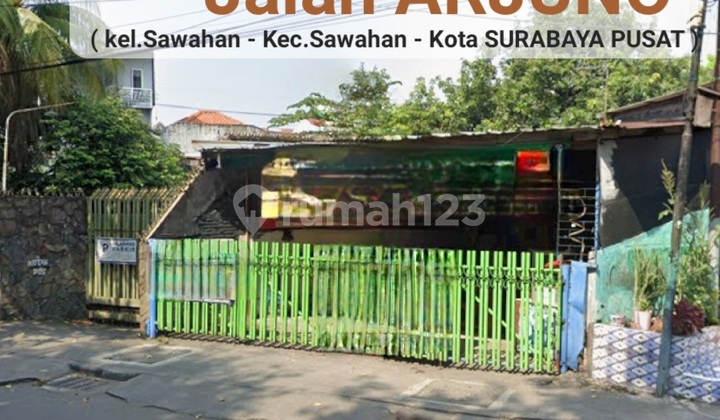 Murah Rp .14 Juta-an/m2 Rumah Surabaya Pusat Kota Nol Jalan Arjuno Strategis Dekat Kedungdoro, Tidar, Pasar Kembang Strategis Hadap Nol Jalan Raya Cocok Buat Segala Usaha