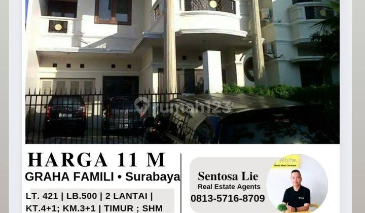 Rumah Graha Famili  Mewah Furnish  - Garasi Carport 5 Mobil LUAS 1