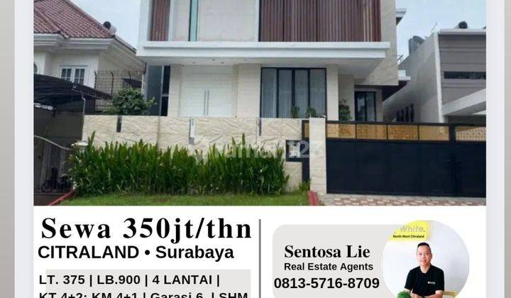 Sewa Rumah South Emerald Mansion Citraland + ROOFTOP +LIFT Mewah 1