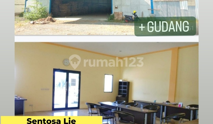 Dijual  Pabrik Ngoro Mojokerto- Luas 8000 m2 plus Gudang , Kantor 1
