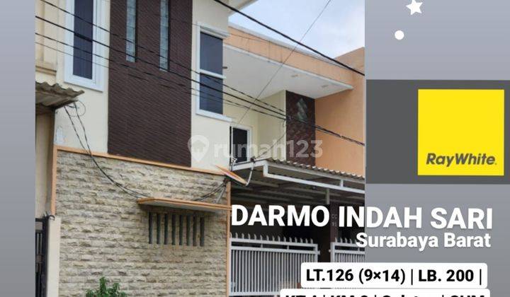 Rumah Darmo Indah Sari Surabaya dekat Darmo Permai Area 1