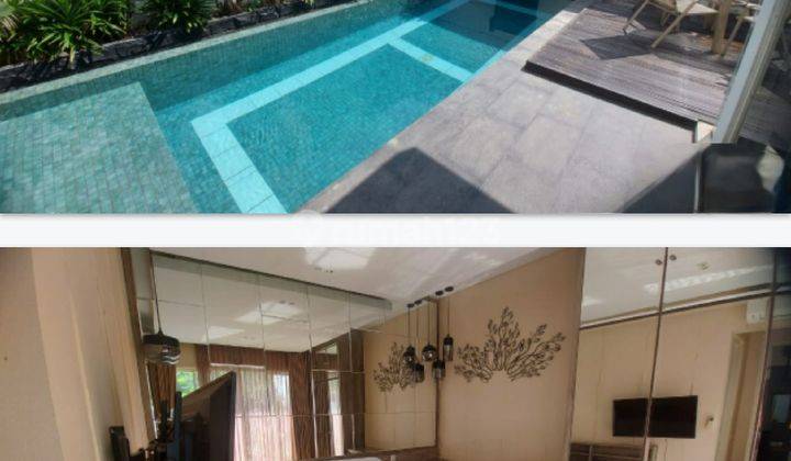 Disewakan Rumah Ada Kolam Renang Citraland Surabaya Full Furnished Vinotti Living, Melandas dekat Pakuwon Mall  1