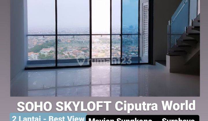 Murah Dijual Soho Skyloft Ciputra World Mall Surabaya + Waterheater + View Raya Mayjen Sungkono 1