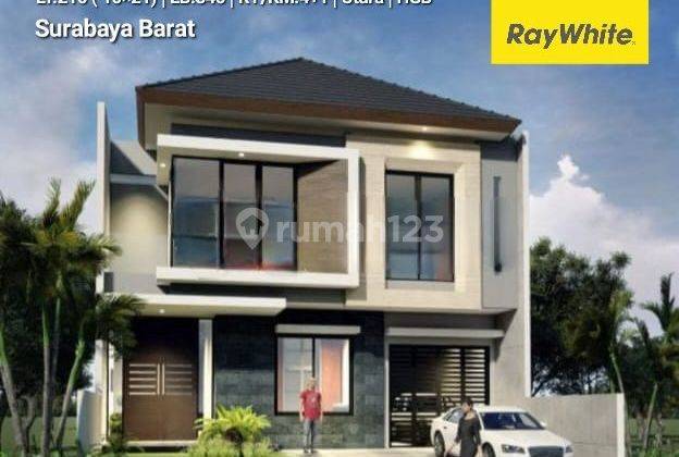 Rumah Baru Di Woodland Citraland Surabaya New Granite Tile Premium Size 2