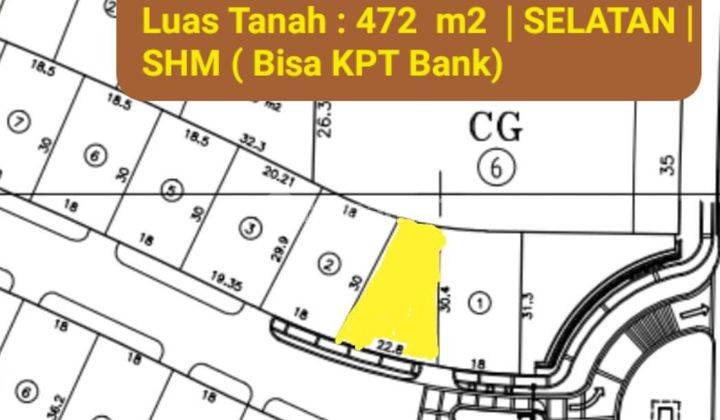 MURAH Rp.12 jt/m2 Tanah Bukit Golf Internasional Citraland GA1 - SHM -Bisa KPT Bank 1