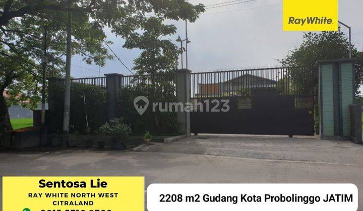 2208 m2 Gudang Kota Probolinggo - JL. Raden Wijaya - JATIM - SHM  1