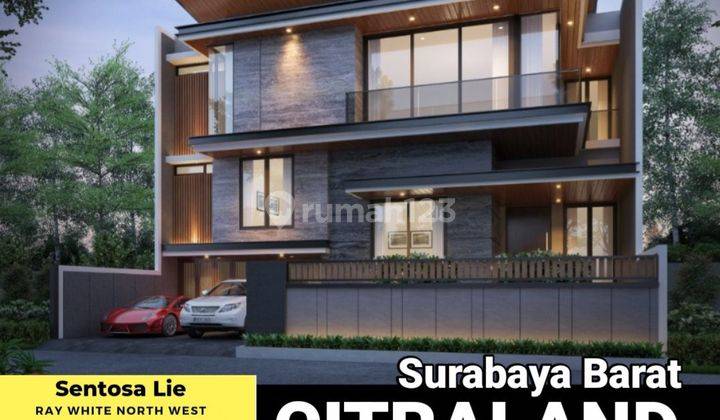 New High Premium Rumah Citraland Surabaya Barat Area Raffles Garden - Bukit Telaga Golf - Newton Hill Surabaya Barat 1