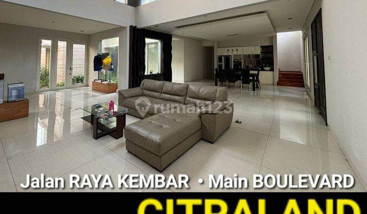 Rumah Mewah RAYA Citraland Surabaya - Luas 541 m2 - SEMI Furnished 3 Lantai cocok Buat Segala Usaha / Rumah Tinggal 1