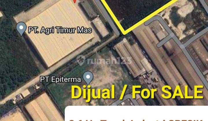 Dijual 3,6 Hektar Tanah Industri di Jalan Raya Manyar - Jalan Betta II Kawasan Industri MASPION Gresik JATIM 1