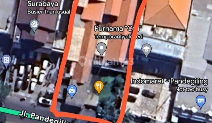 MURAH Rp.15 jt/m2 Dijual 1000 m2 Tanah Surabaya Pusat di Jalan Pandegiling dekat Jl.Kartini , Jl.Diponegoro, Jl.Teuku Umar cocok buat Segala Usaha 1