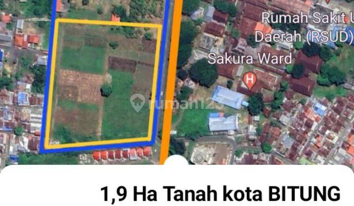 Dijual 1,9 Ha Tanah Kavling Kota Bitung - kec.Matuari -Sulawesi Utara - Lokasi dekat RSUD Bitung Manado -cocok buat Segala Usaha  1