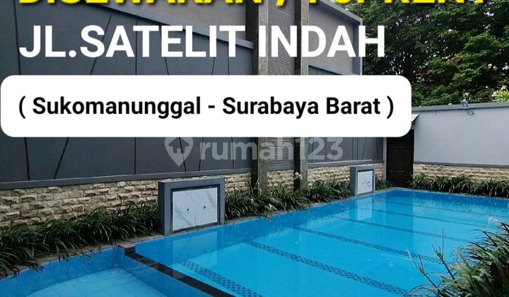 Disewakan Private Pool Rumah Satelit Indah - Sukomanunggal - Surabaya Barat - Full Furnished Dekat Chofa, Taman Hunian Satelit, Darmo Harapan. Disewakan Private Pool Rumah Satelit Indah - Sukomanunggal - Surabaya Barat - Full Furnished Dekat Chofa, Taman Hunian Satelit, Darmo Harapan.