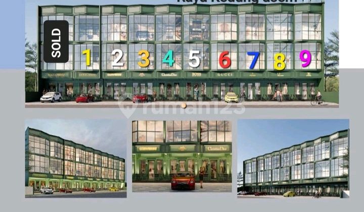 Dijual 9 Ruko Jejer - Ruko Raya Kedung Asem - Rungkut Dekat Raya Merr, Galaxy Mall Cocok Buat Segala Usaha - Parkiran Luas 